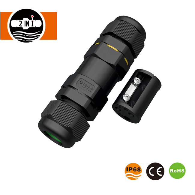 Napa konektor anti banyu bisa digunakake ing lampu lanskap?